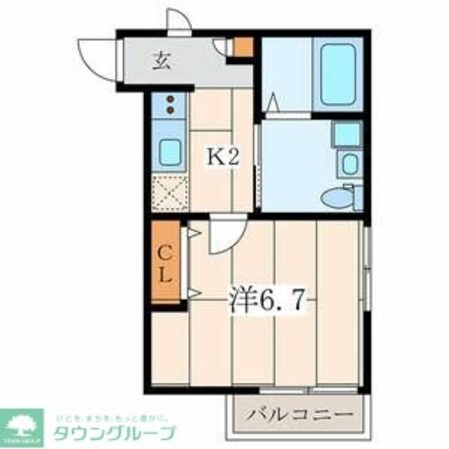 ベイルーム茅ヶ崎の物件間取画像